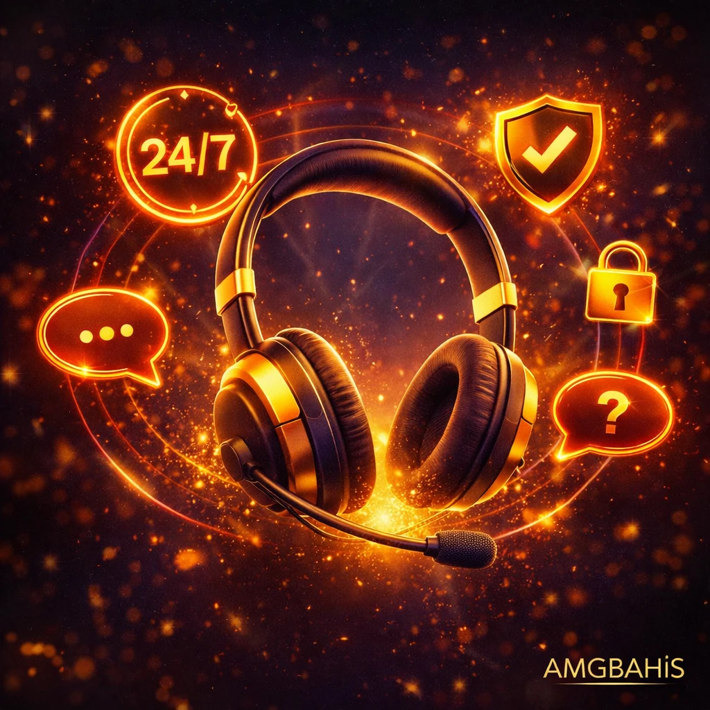 Amgbahis 7/24 müşteri destek hizmeti