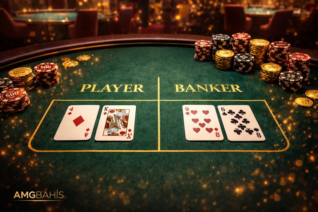 AMGBAHİS baccarat oyun rehberi Player Banker casino kart oyunu