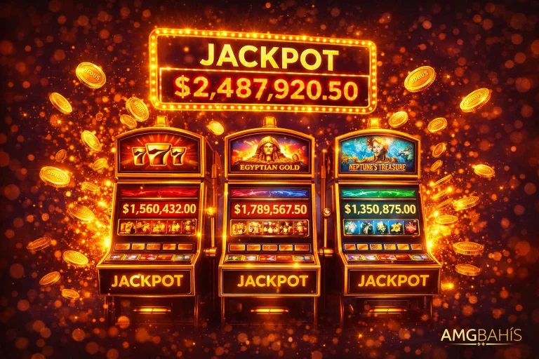 AMGBAHİS jackpot slotları büyük kazanç fırsatları progressive jackpot