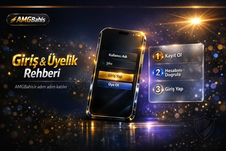 Amgbahis giriş ve üyelik rehberi – kayıt ol, hesabını doğrula ve giriş yap 3 adımda üyelik